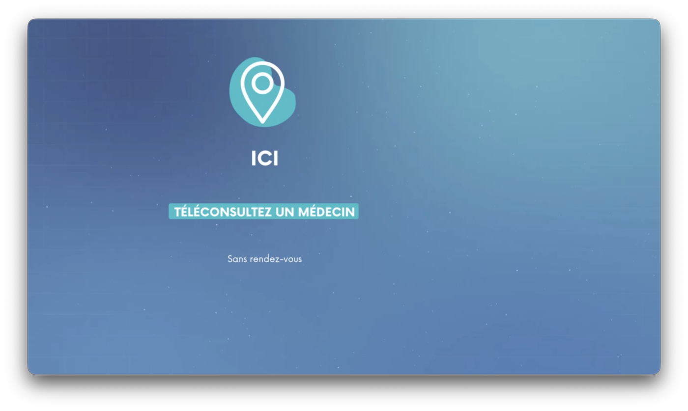 Ici, téléconsultez un médecin